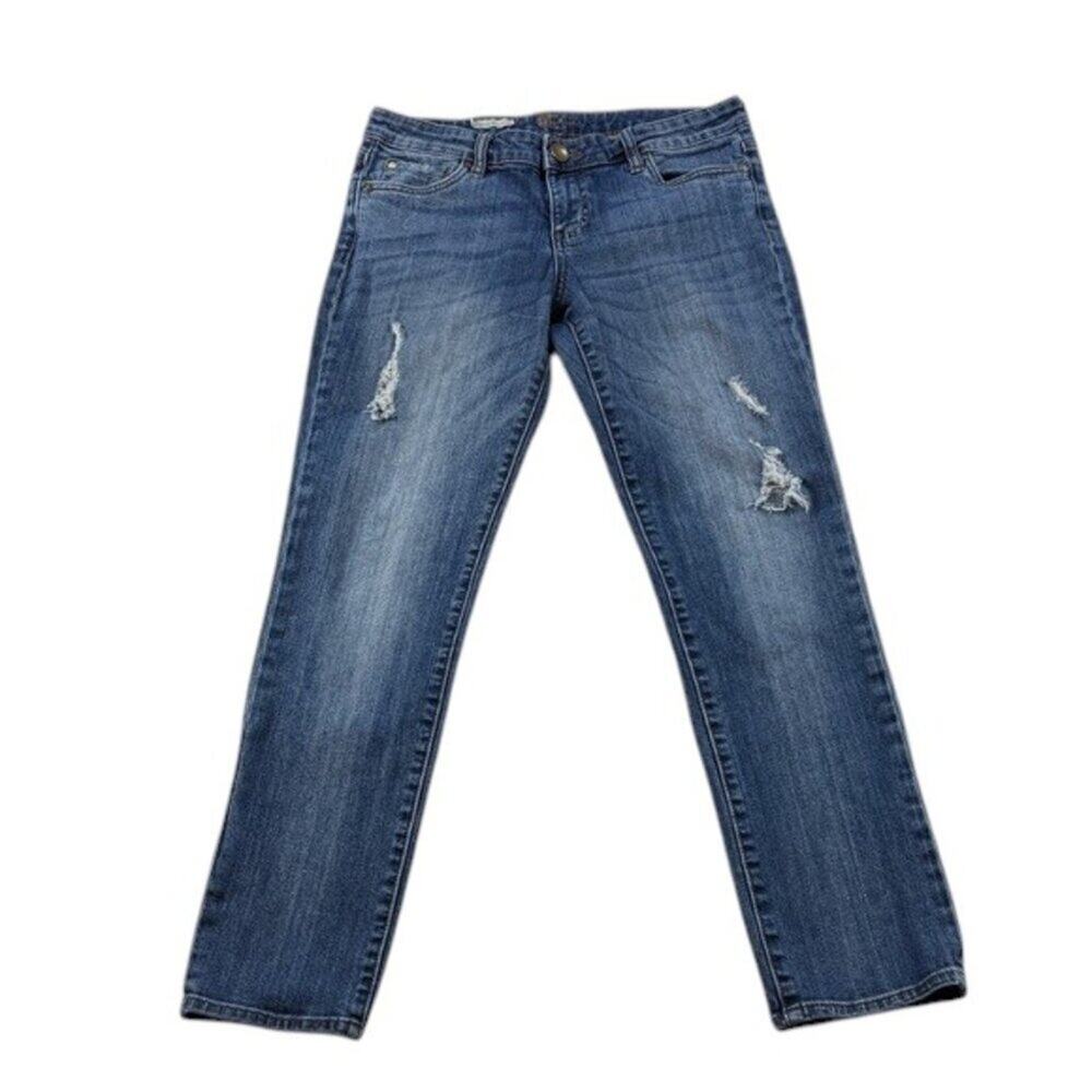 Kut from the Kloth Jeans Catherine Boyfriend Distressed Women's Size 6